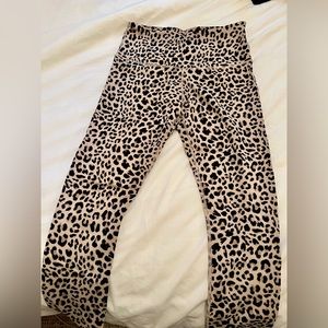 varley cheetah leggings